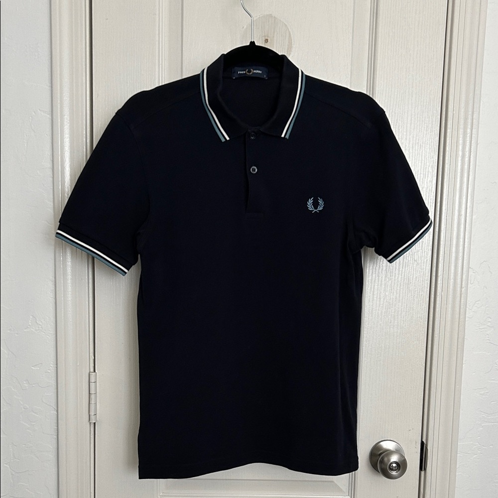 Fred Perry Men's M3600 Navy Polo Shirt